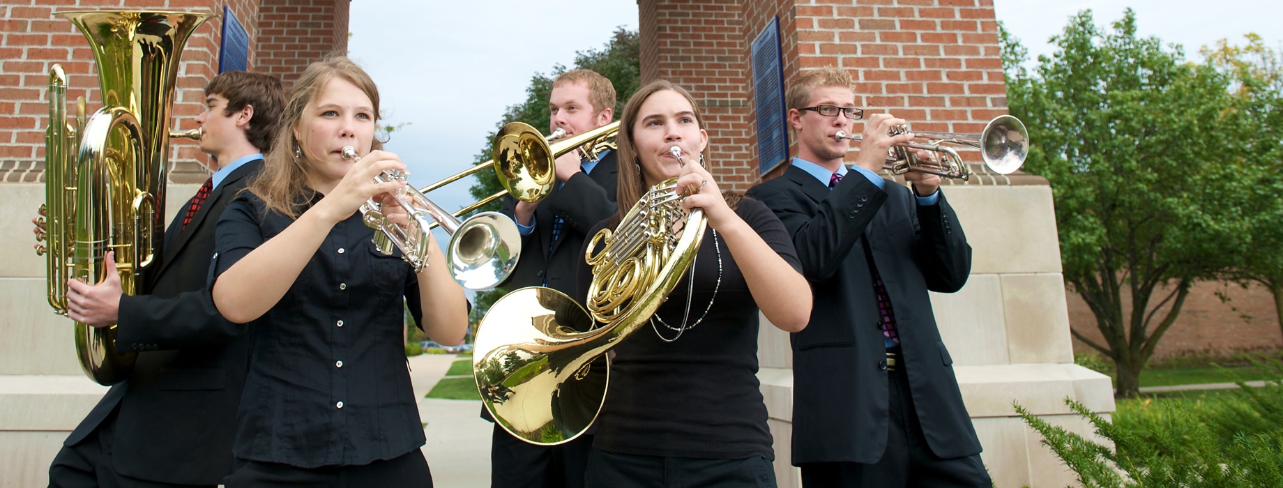 Cornerstone University Brass quintet