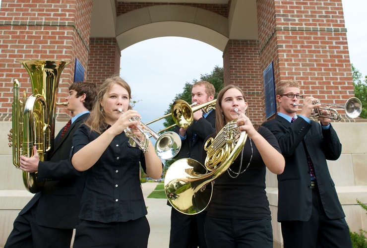 Cornerstone University Brass quintet