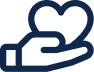 Icon: Hand holding heart
