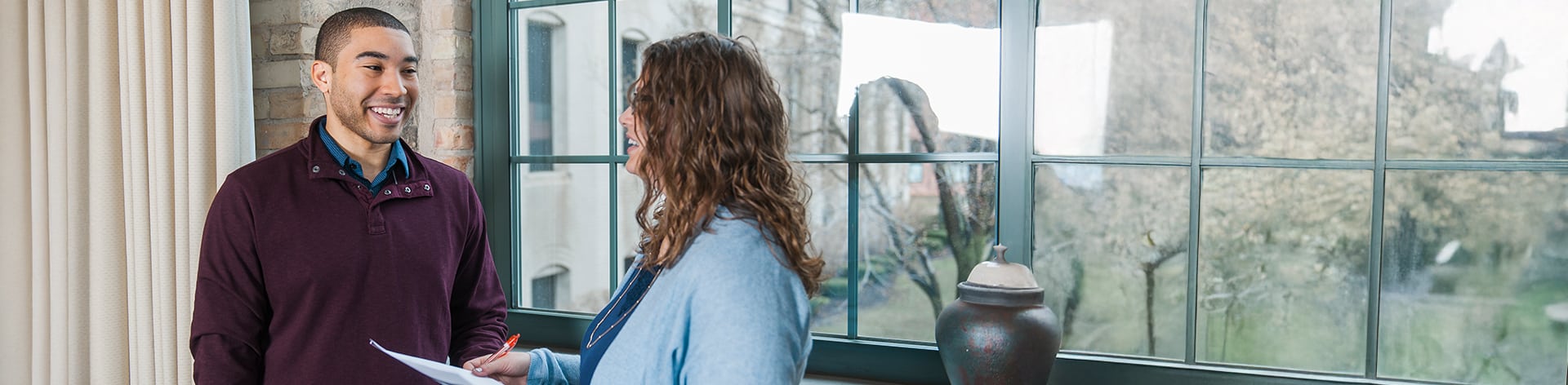 Cornerstone University students explore the B.S. in Organizational Management degree.